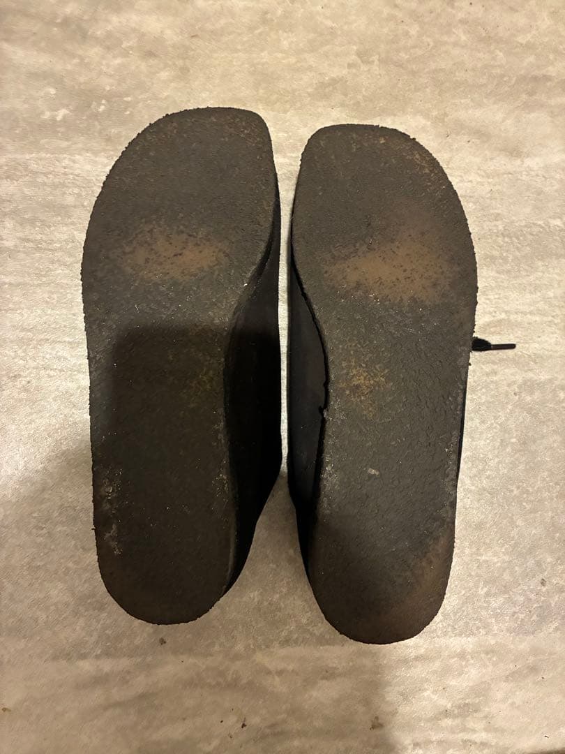 Clarks ワラビー 黒 26cm