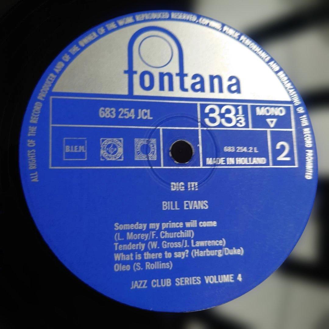 オランダ初回盤Bill Evans dig it!