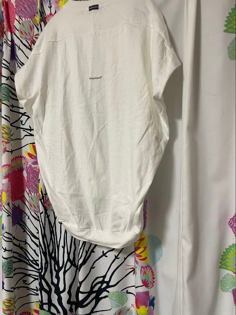 AMERICANA ミッキーマウス ホワイト Tシャツ