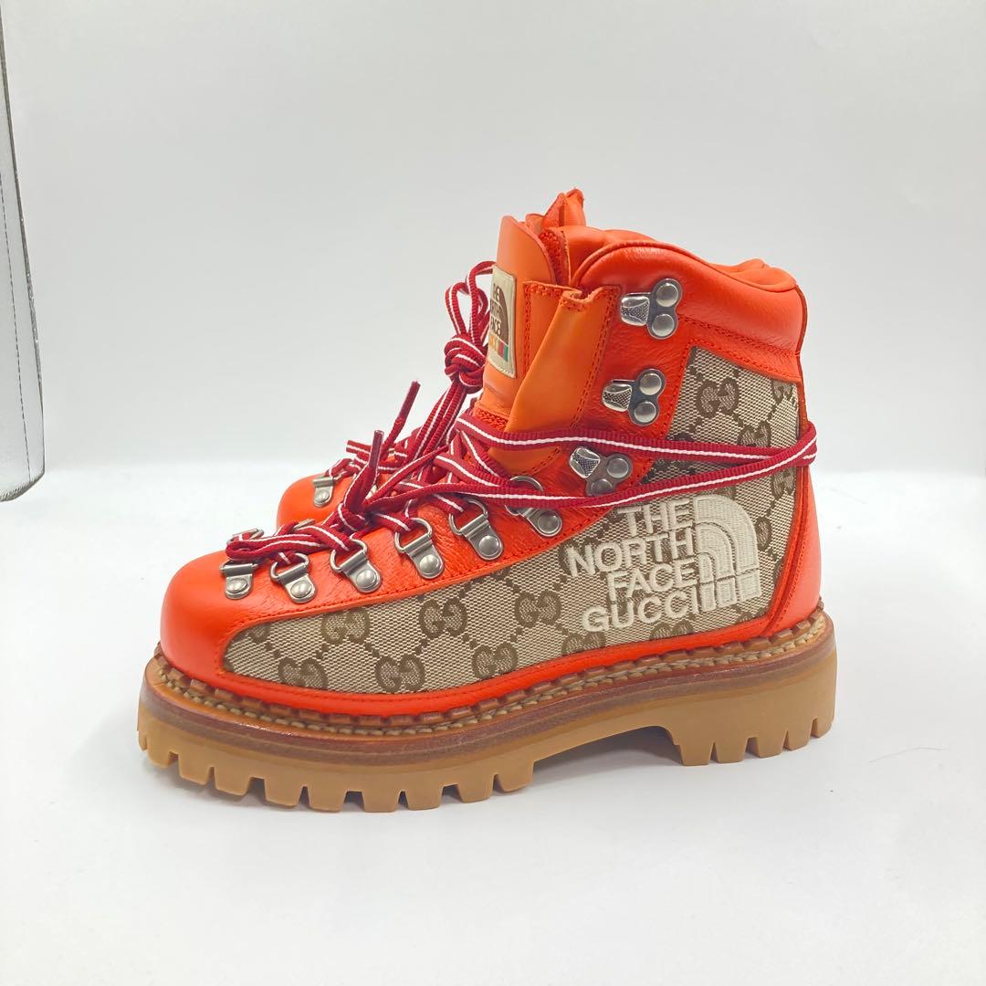 GUCCI × THE NORTH FACE トレッキングブーツ GG 34.5