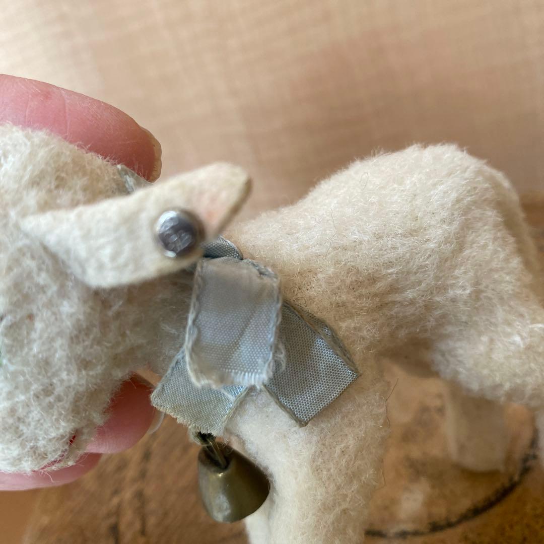 シュタイフLamby 10センチ　ヒツジのランビー　ひつじ　羊　ビンテージ