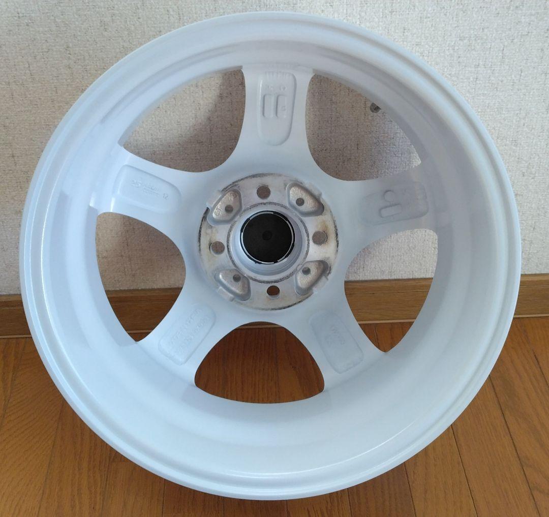 finalist fz-s5 15インチ 5.5j +43 ホワイト 美品