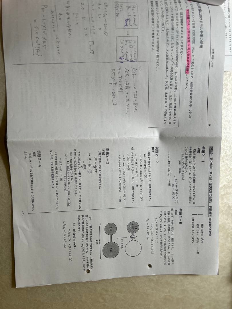 鉄緑会 高2化学 授業冊子セット