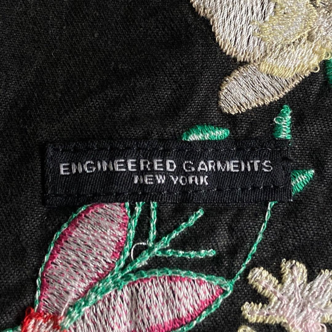 新品 エンジニアードガーメンツ ボタンショール 花柄刺繍 ネペンテス ニードルズ
