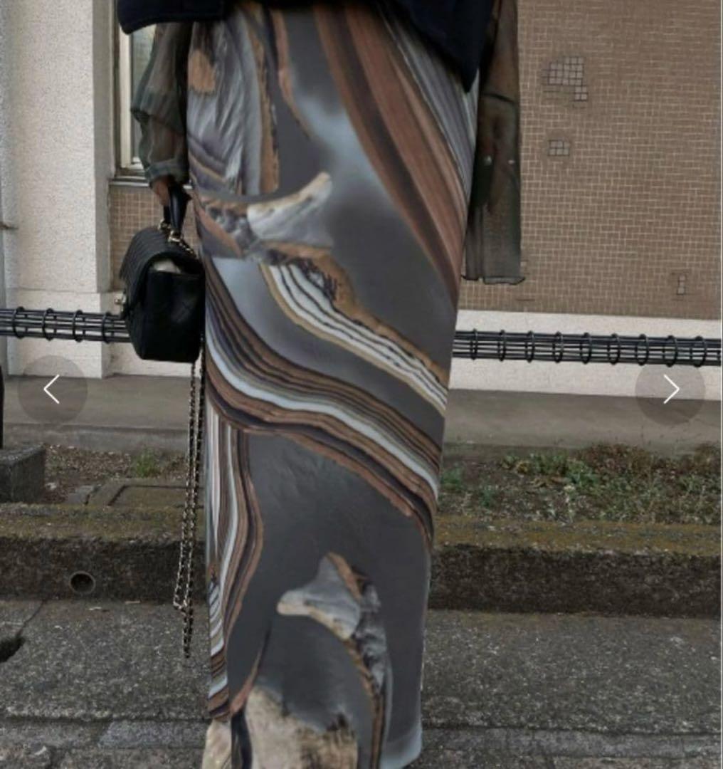 スカート amerivintage CROOKEDSTRATUMTIGHTSKIRT