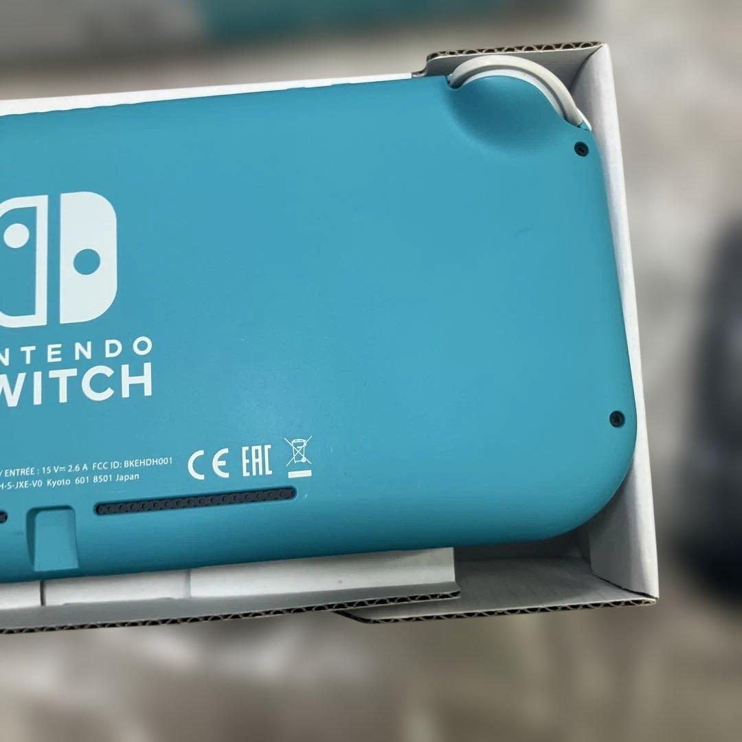 Nintendo Switch Lite ターコイズ 本体+アダプター+箱