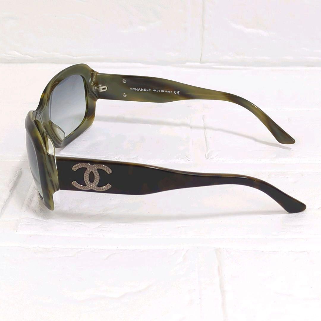 希少カラー✨️ CHANEL サングラス ココマーク　マーブル　ブラウン