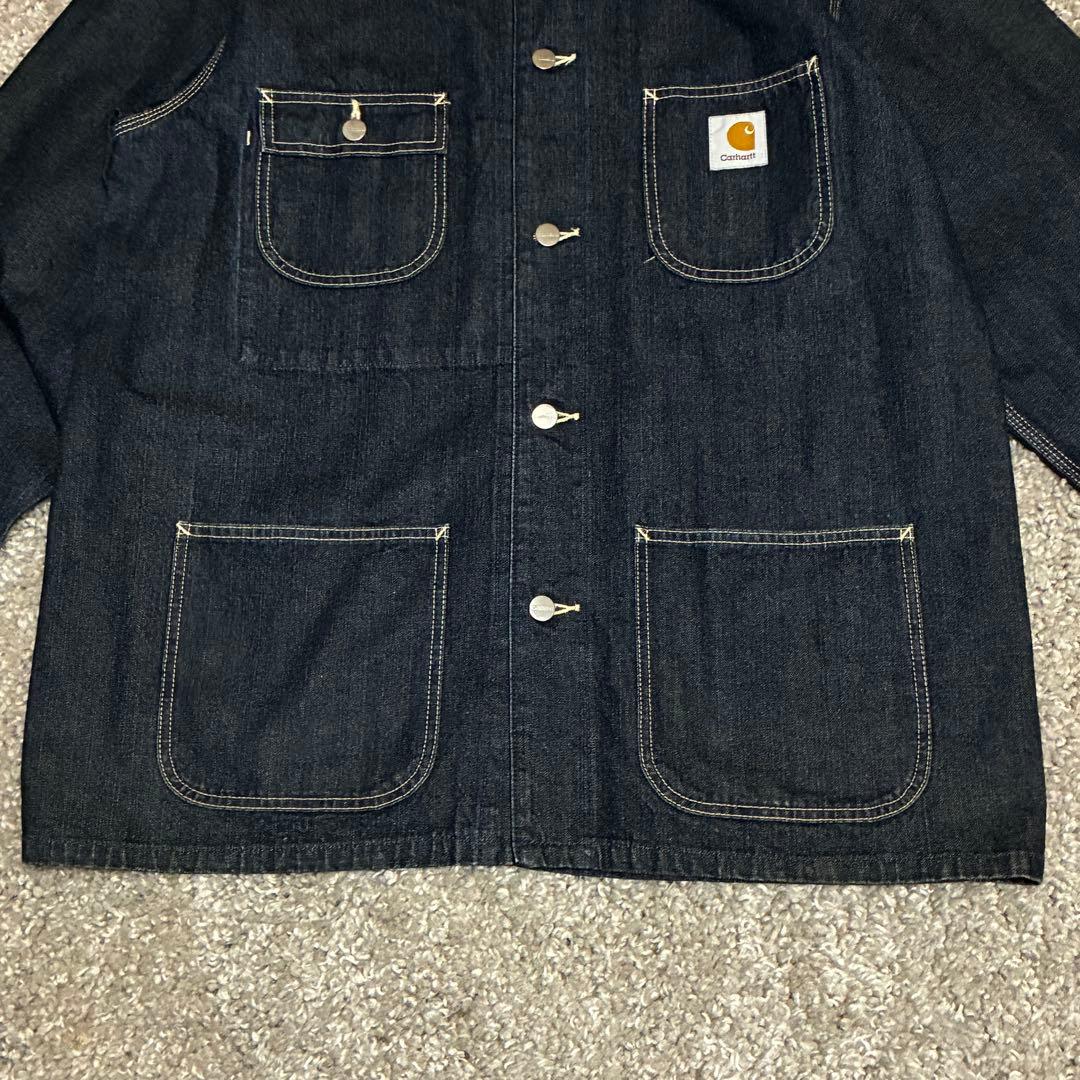 美品　carhartt カーハート　カバーオール　 XL インディゴ　濃紺