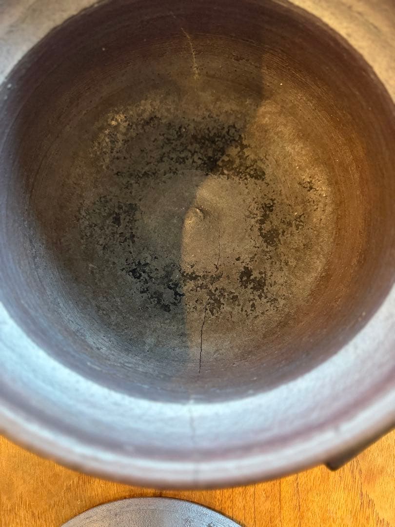 二階堂明弘 土鍋　金継ぎ修復必要 陶芸作家