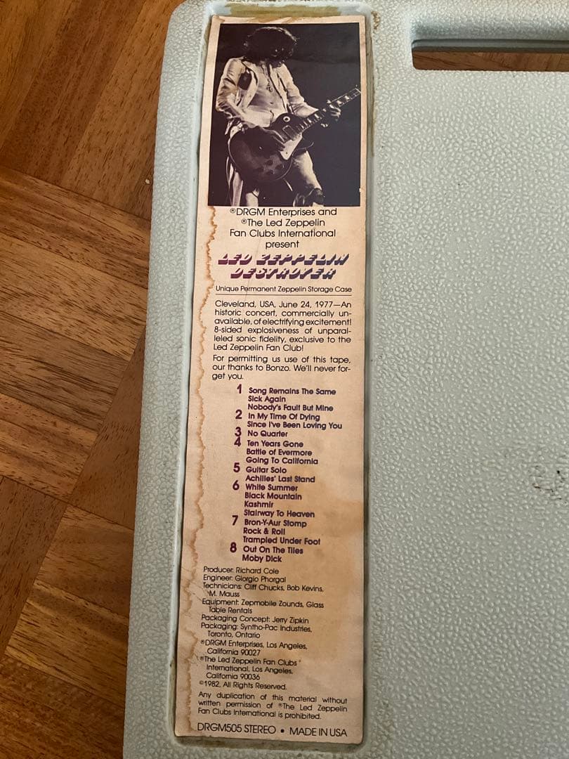 洋楽 Led Zeppelin DESTROYER 4LP/Heard case