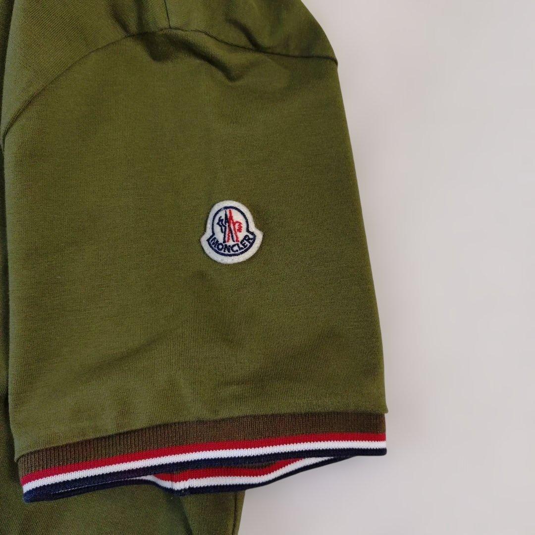MONCLER スリムフィット Tシャツ オリーブグリーン
