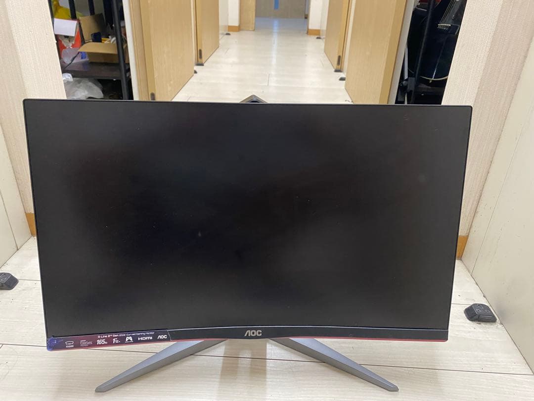 AOC C24G2 23.6インチ曲面ゲーミングモニター本体