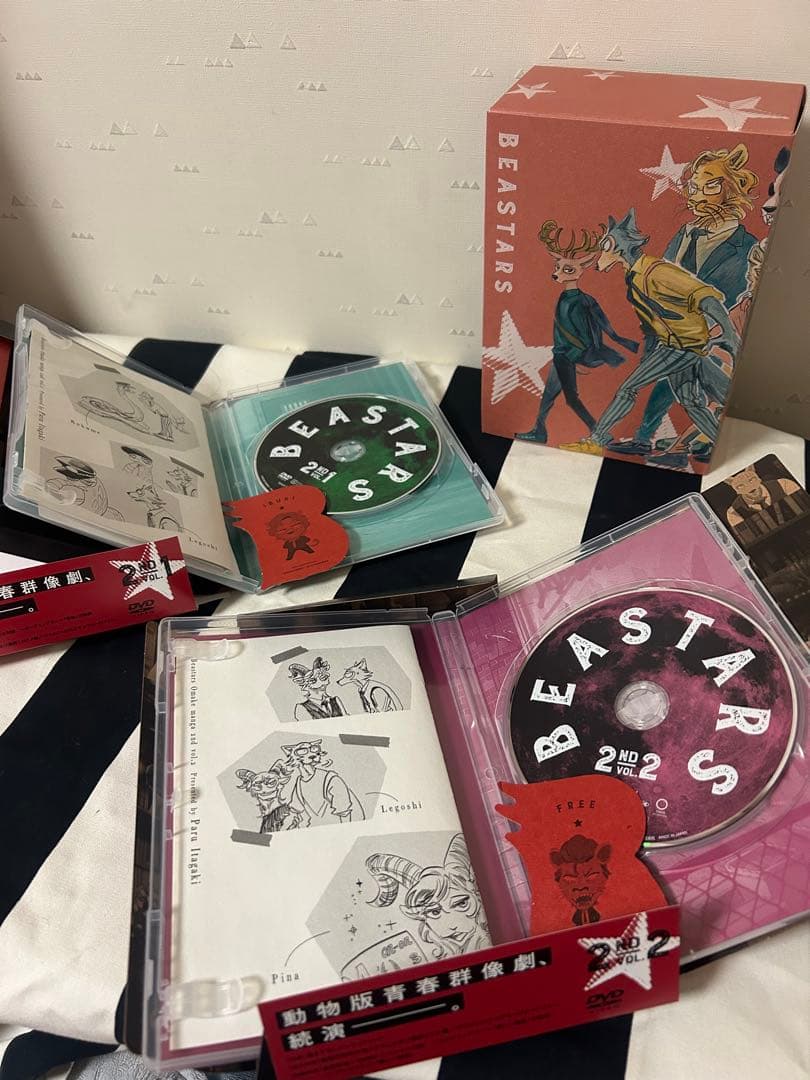 《3月限定》 BEASTARS 1期2期DVD フィギュア　初回限定版セット