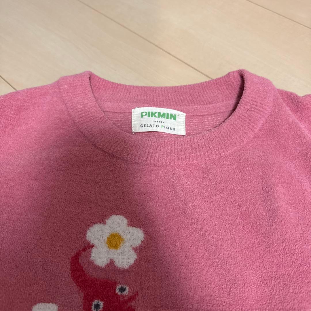ジェラートピケ　Pikmin ルームウェアセット　ピクミン　赤