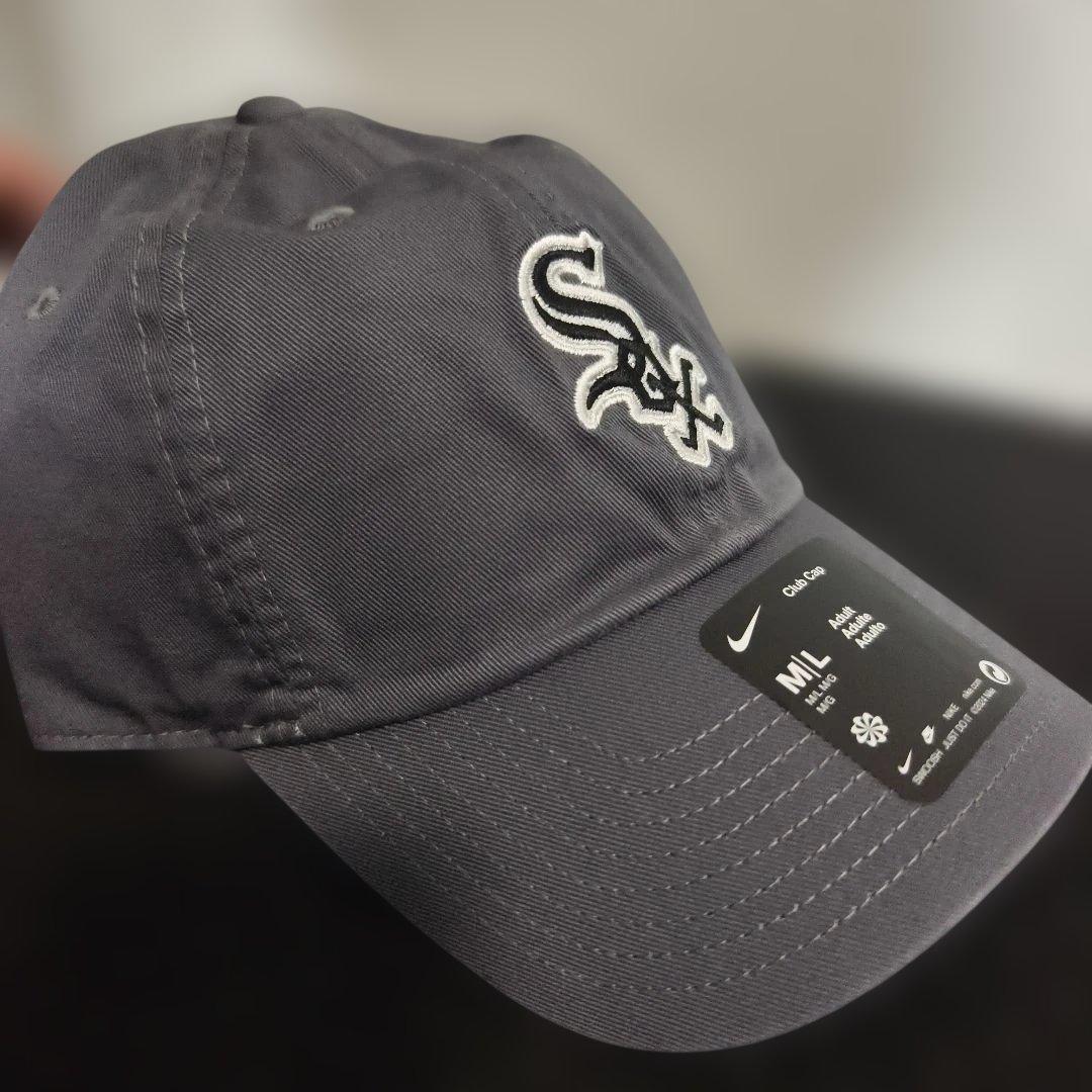ナイキ シカゴ・ホワイトソックス クラブキャップ グレー M/Lサイズ MLB