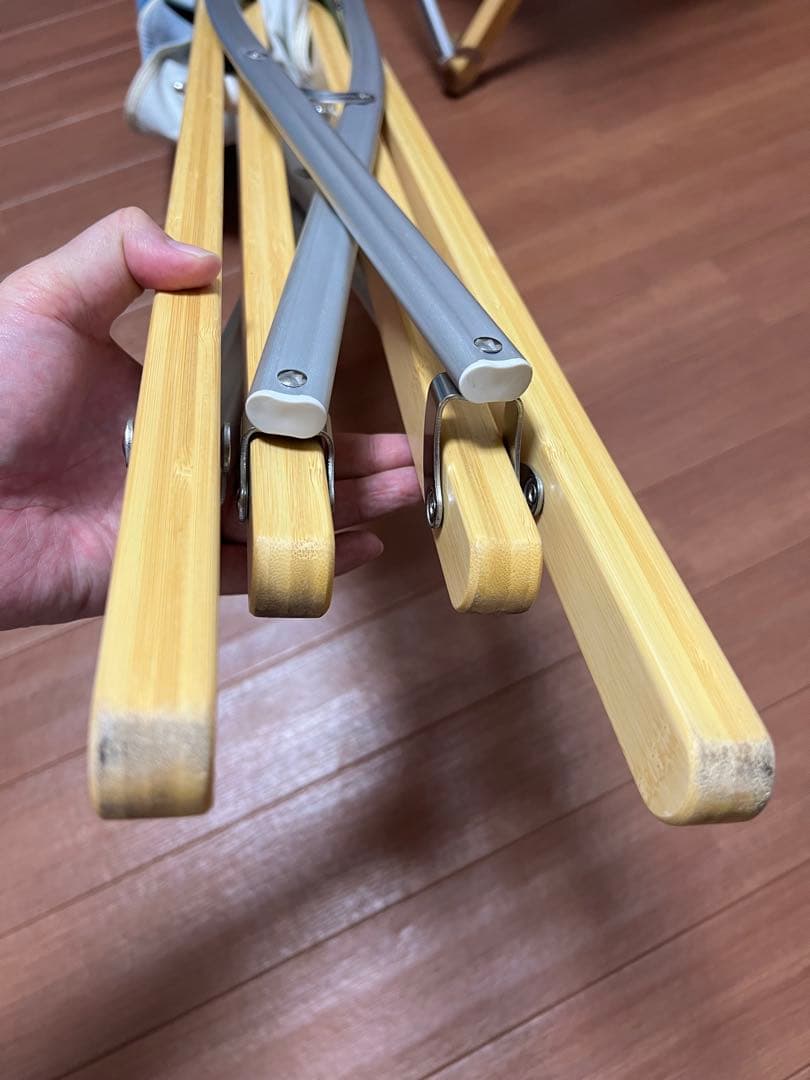 スノーピークテイクチェアロング　デニム