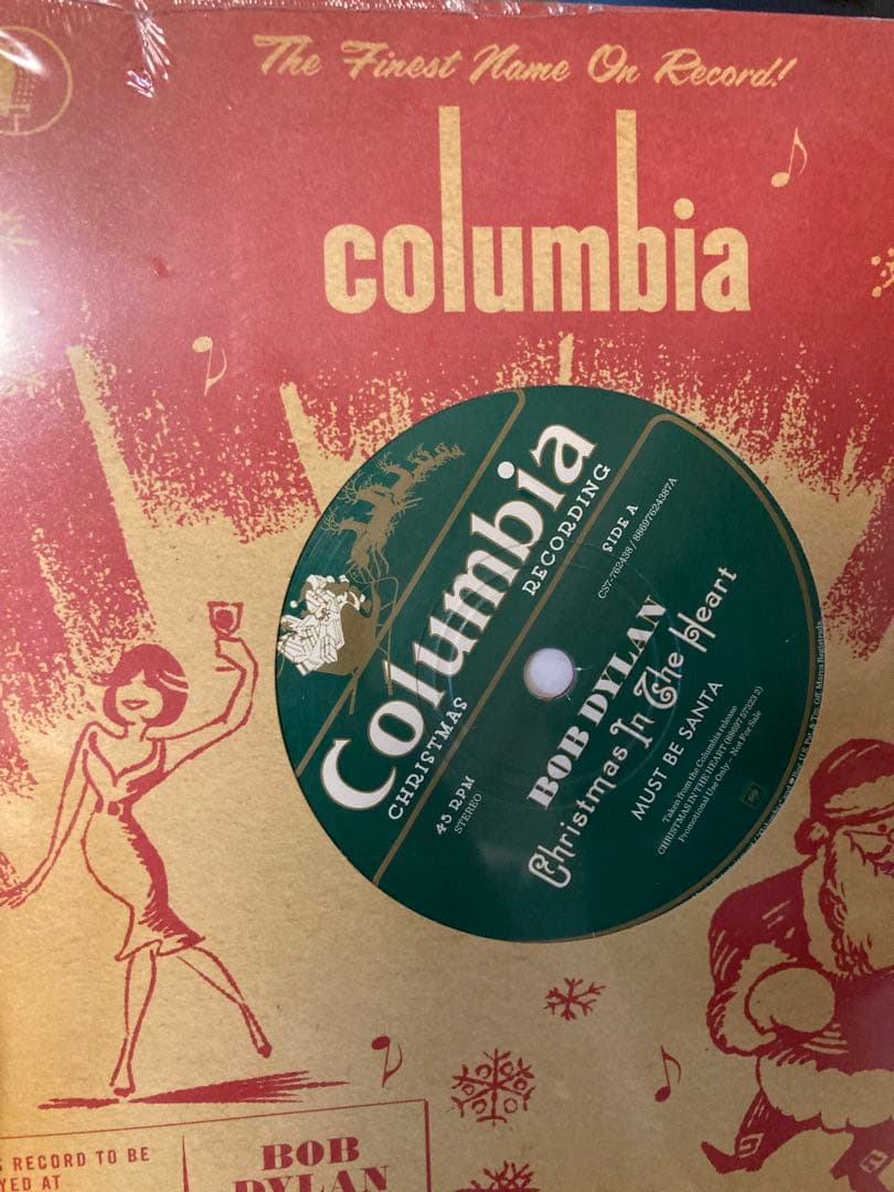 稀少プロモ赤盤Must Be SantaボブディランBob Dylanレコード