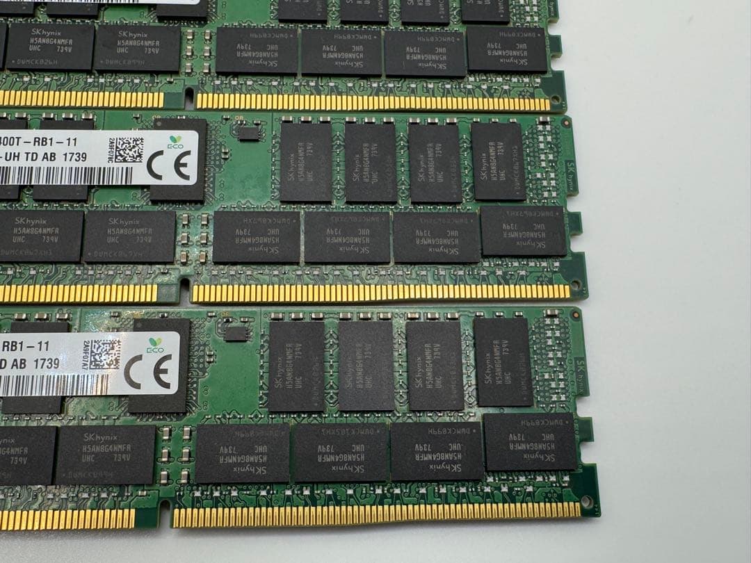 ⑤ SK hynix DDR4 32GB4枚 PC4-2400T-RB1-11