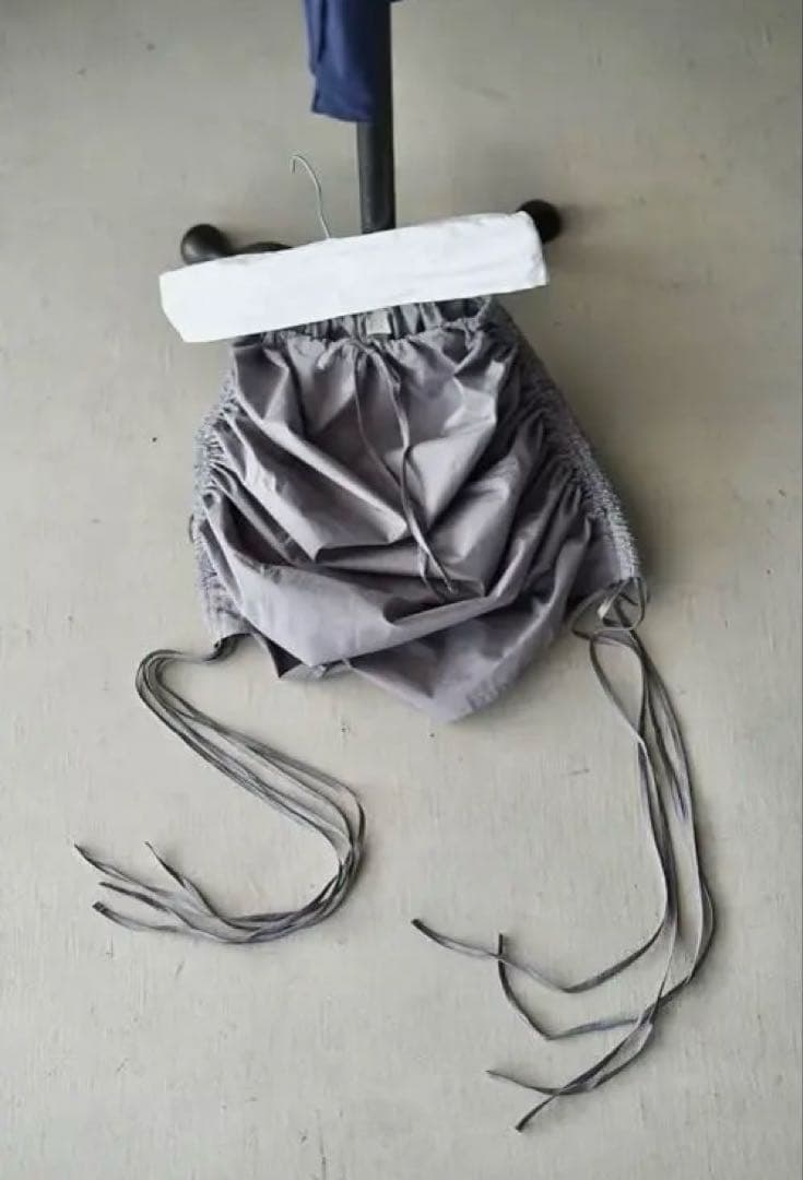 【BASERANGE】PICTORIAL STRAP SKIRT