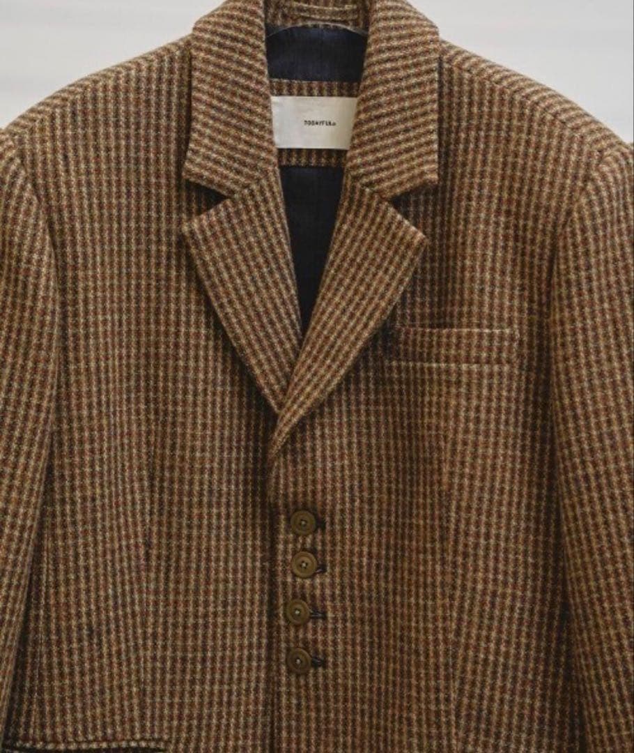 ジャケット・アウター TODAYFUL Wool100% Check Jacket 38