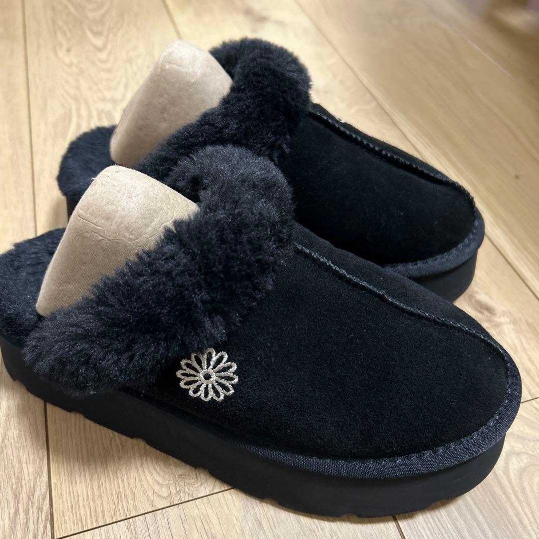 Mardi Mercredi ブラックムートンブーツ　24cm
