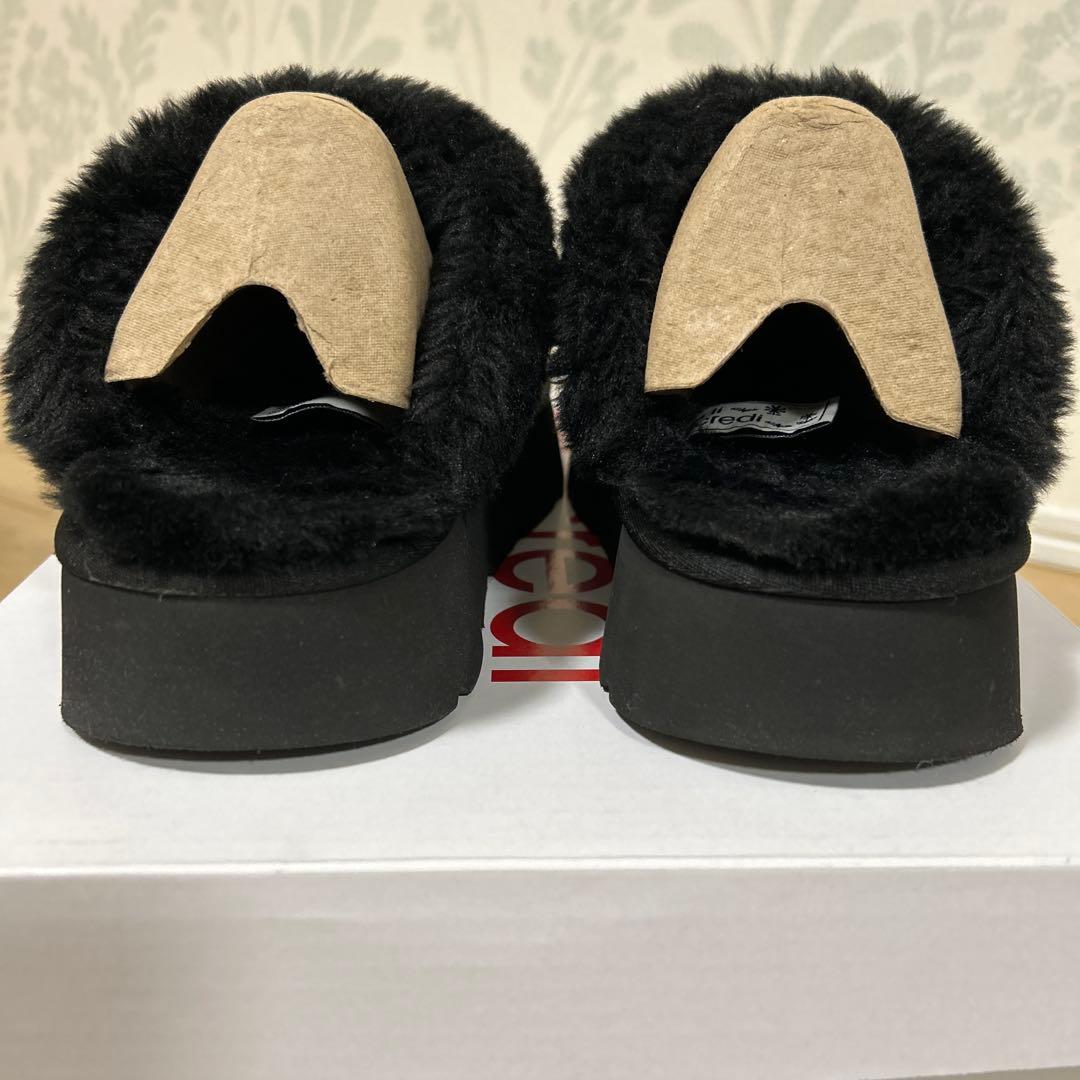 Mardi Mercredi ブラックムートンブーツ　24cm
