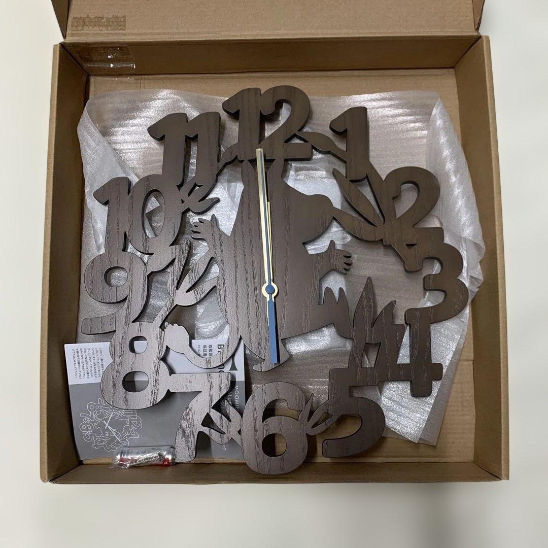 Bruno ムーミンシルエット　WALL CLOCK