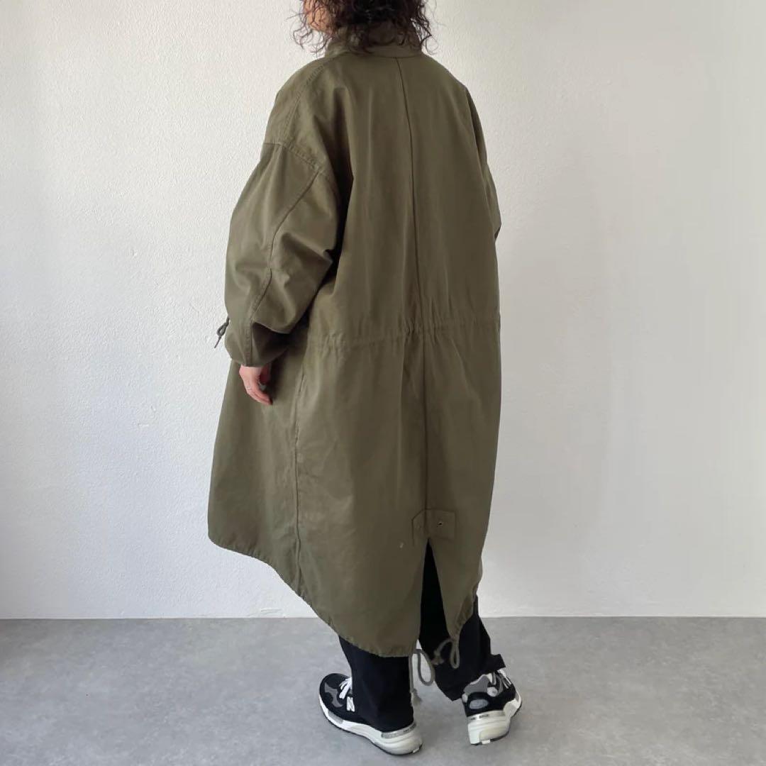 natto ビンテージライクミリタリーモッズコート / オリーブ 新品 男女兼用
