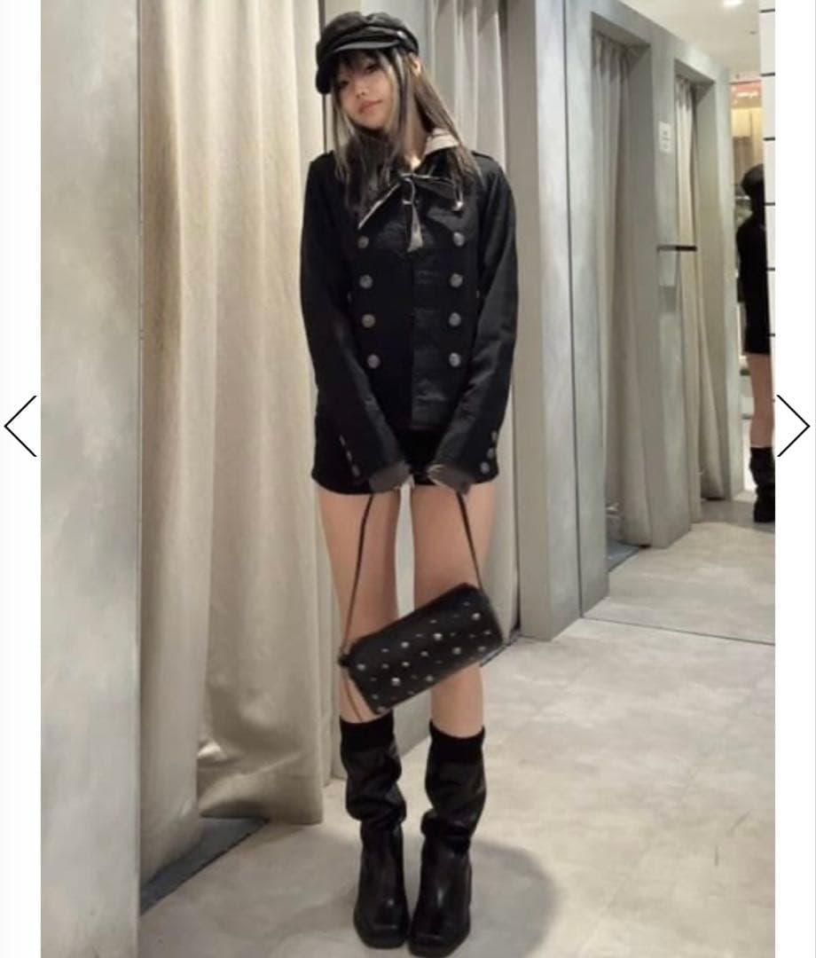 lagua gem COTTON NAPOLEON ジャケット　ナポレオン　黒