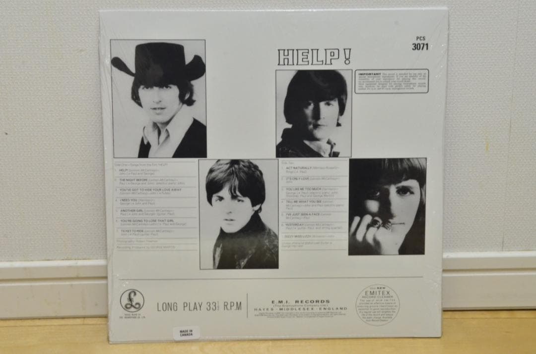 未開封新品 ビートルズ ： Help【12インチレコード】