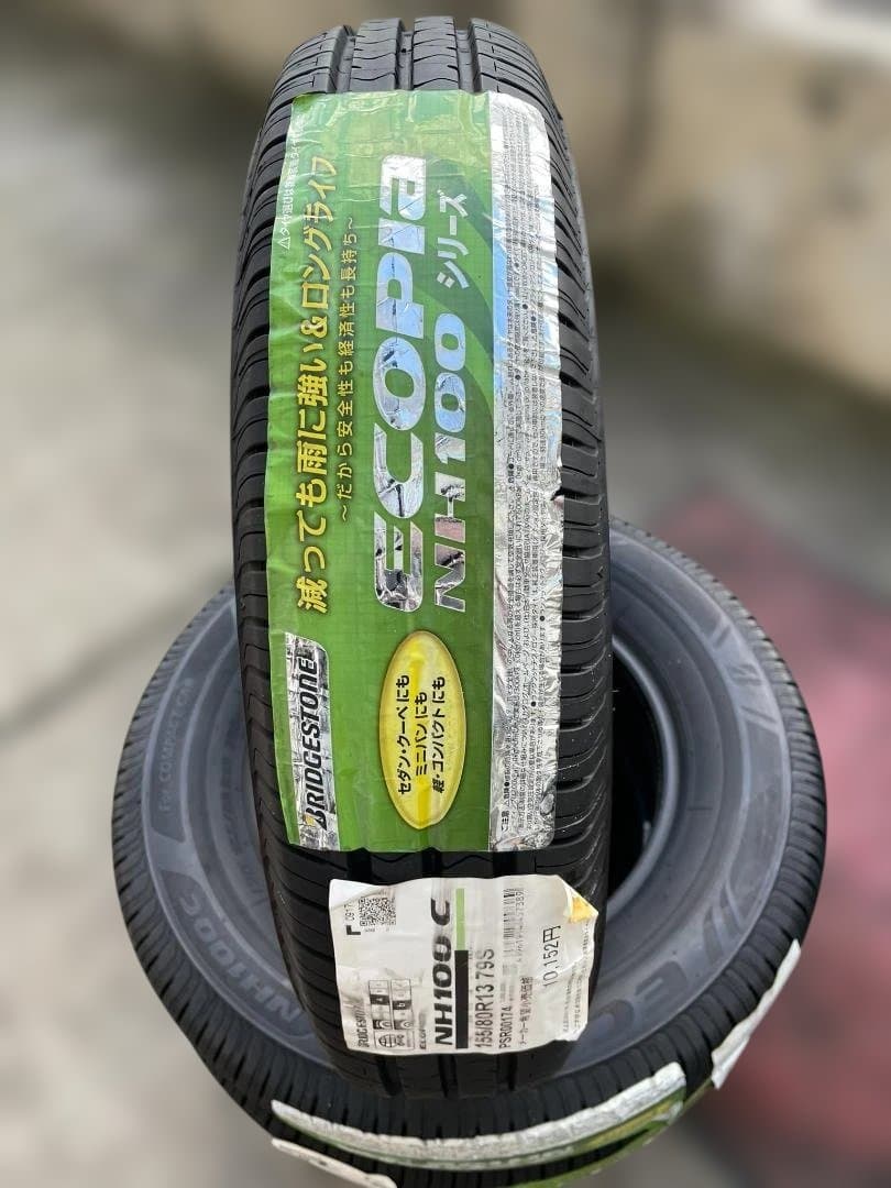 新品　ブリヂストン ECOPIA NH100 C 155/80R13　4本セット