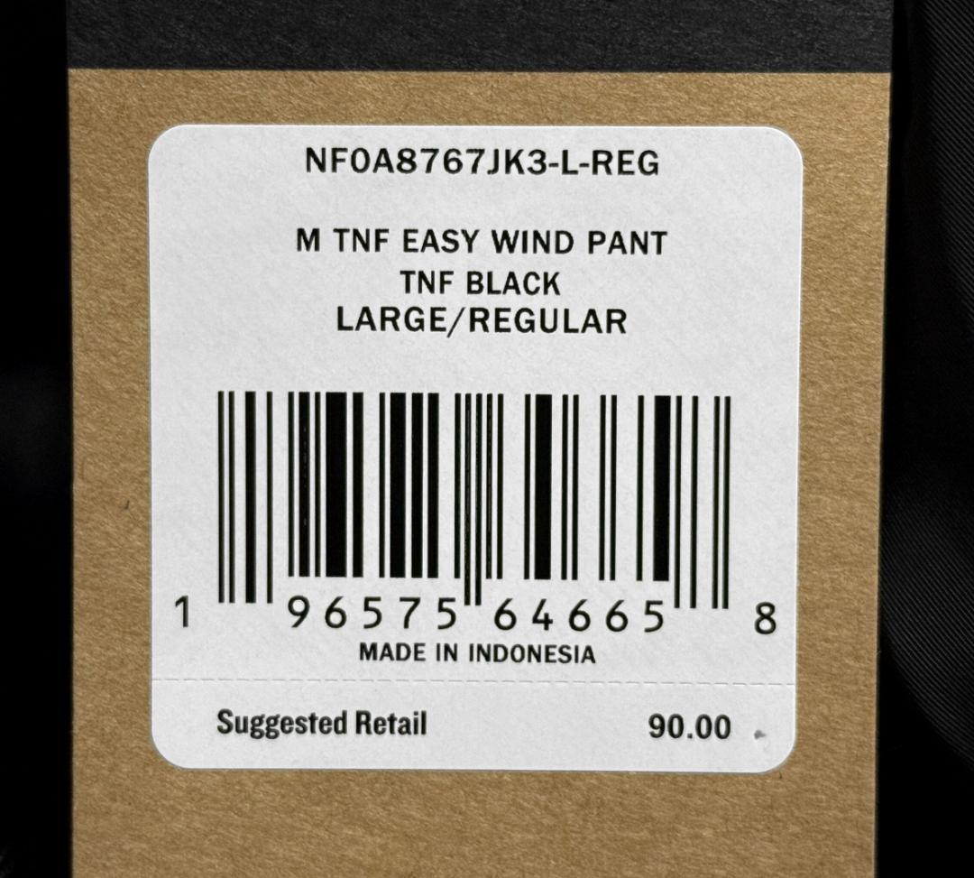 新品 ノースフェイス イージー ウィンドパンツ WINDFALL US:L