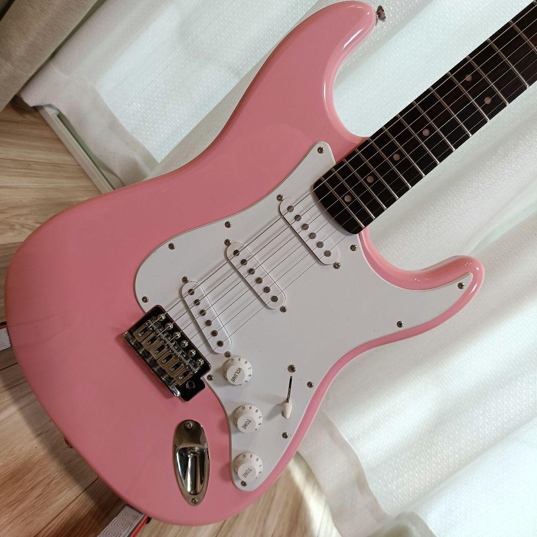 メンテ済｜Squier ストラトキャスター ピンク