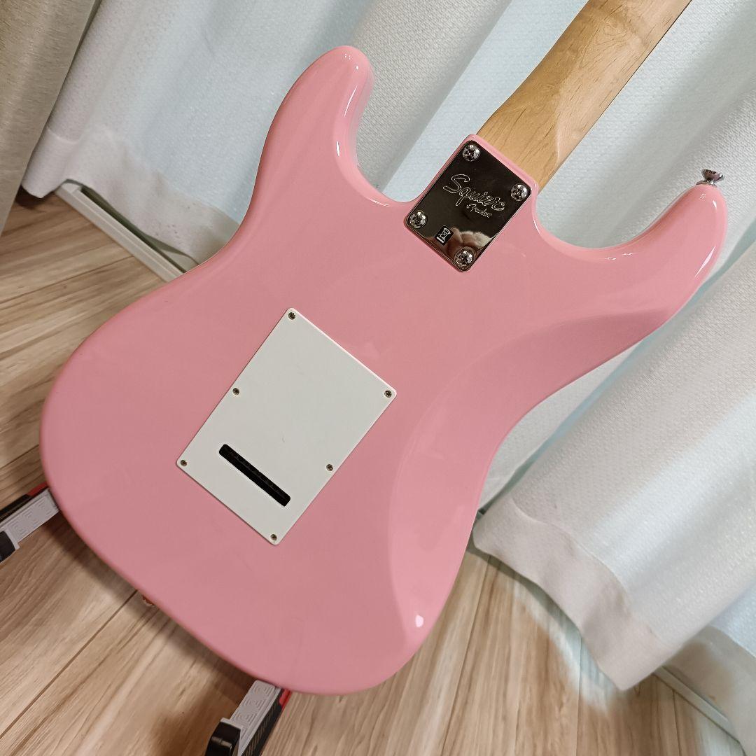 メンテ済｜Squier ストラトキャスター ピンク