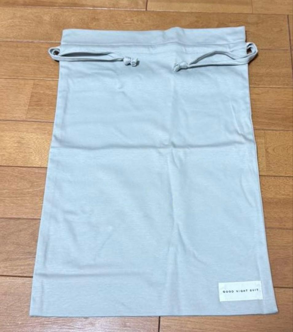 GOOD NIGHT SUIT コットン　ライトグレー パジャマ上下セット