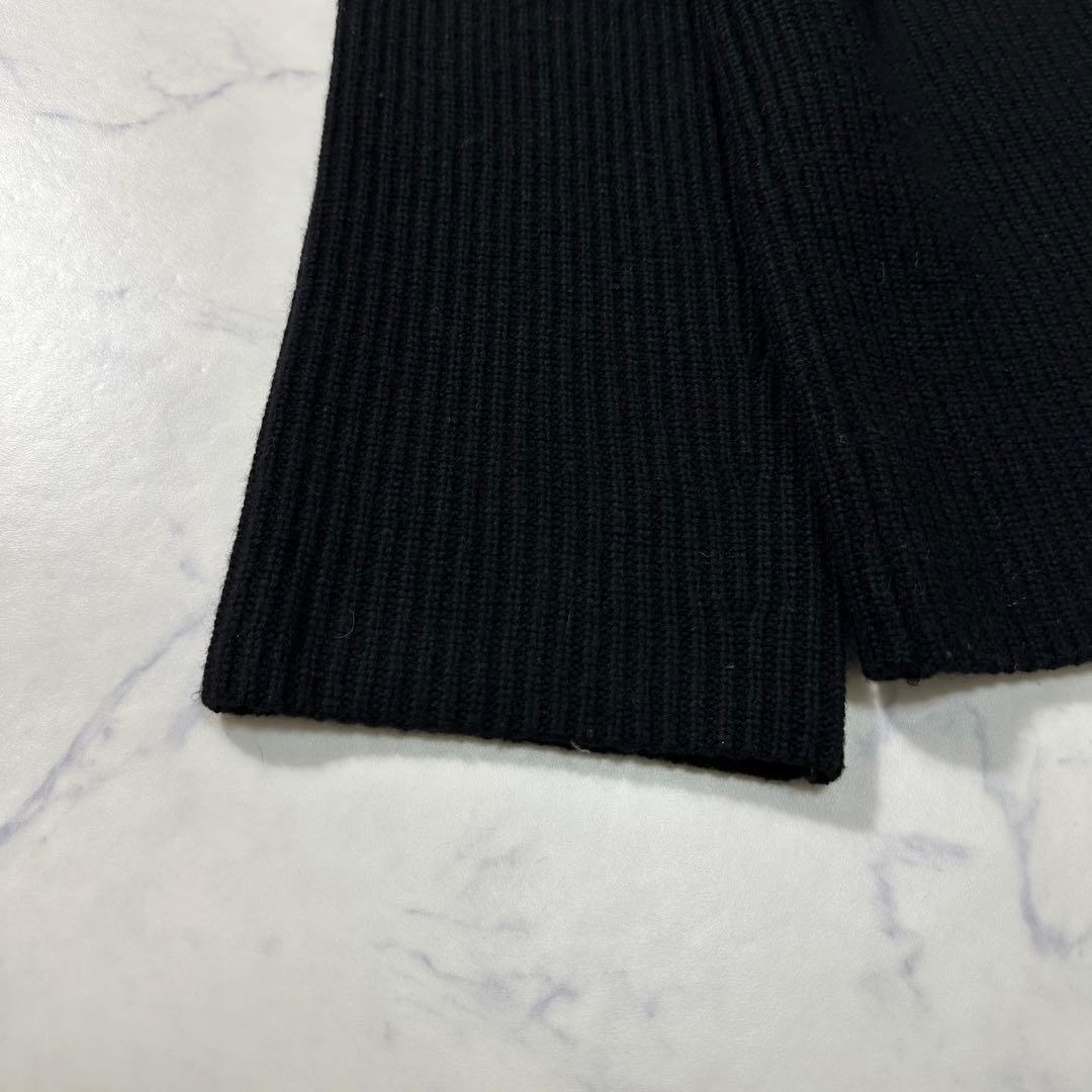 完売品 1er Arrondissement レース畦 カーディガン 24年 黒