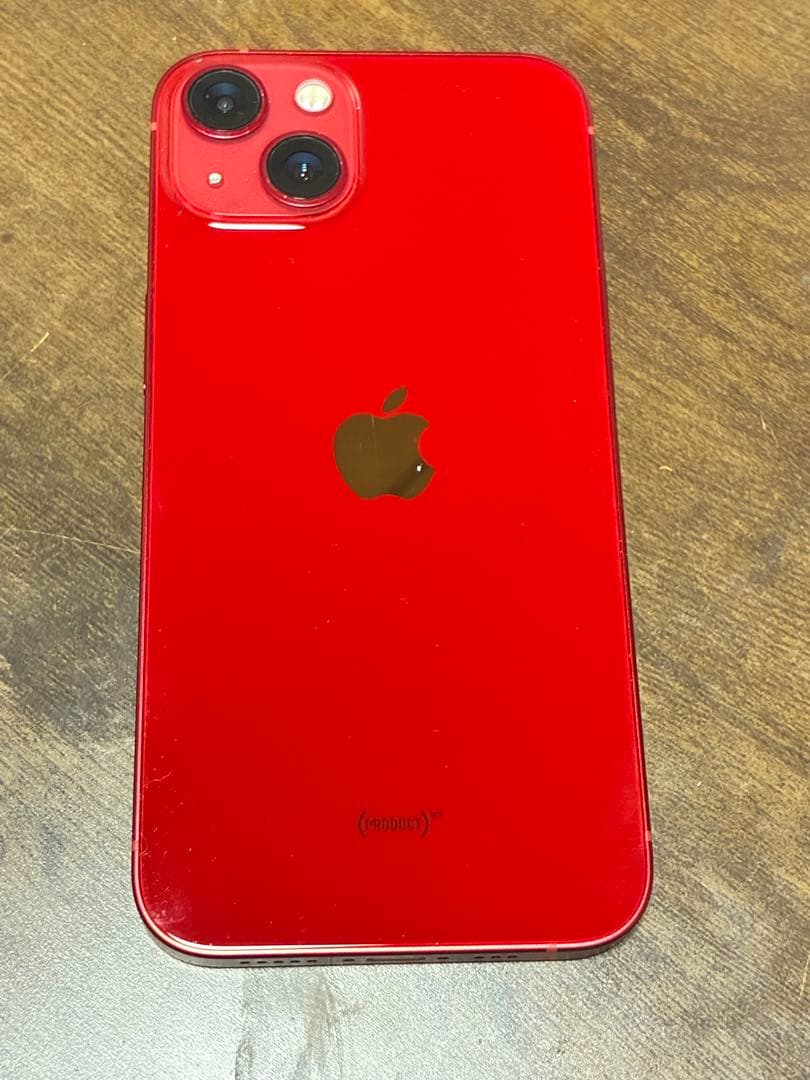 Apple iPhone13 (PRODUCT(RED)) 本体 赤