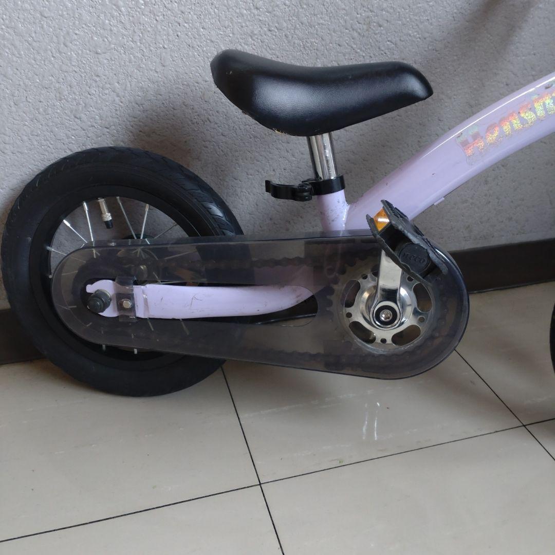 Henshin Bike 子供用自転車 12インチ パープル