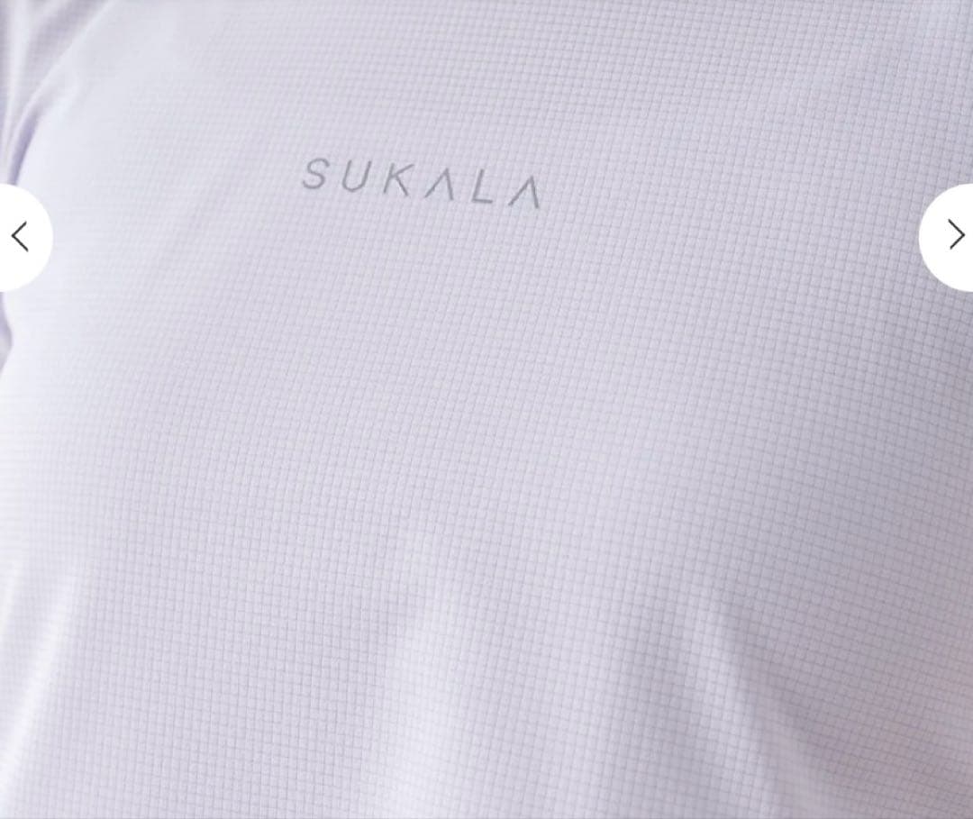 lava SUKALA アクティブシアーカラーロップドTee Mサイズ ホワイト