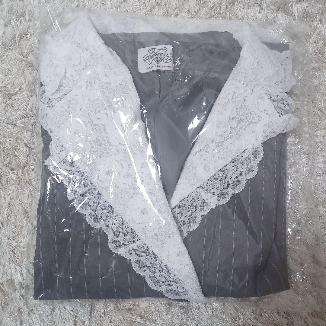 treat urself Retro lace jacket グレー