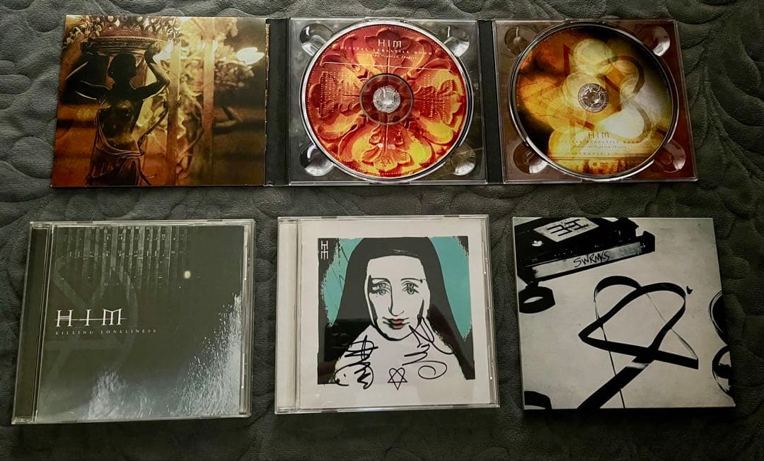 HIM CDセット Screamworks直筆サイン入り