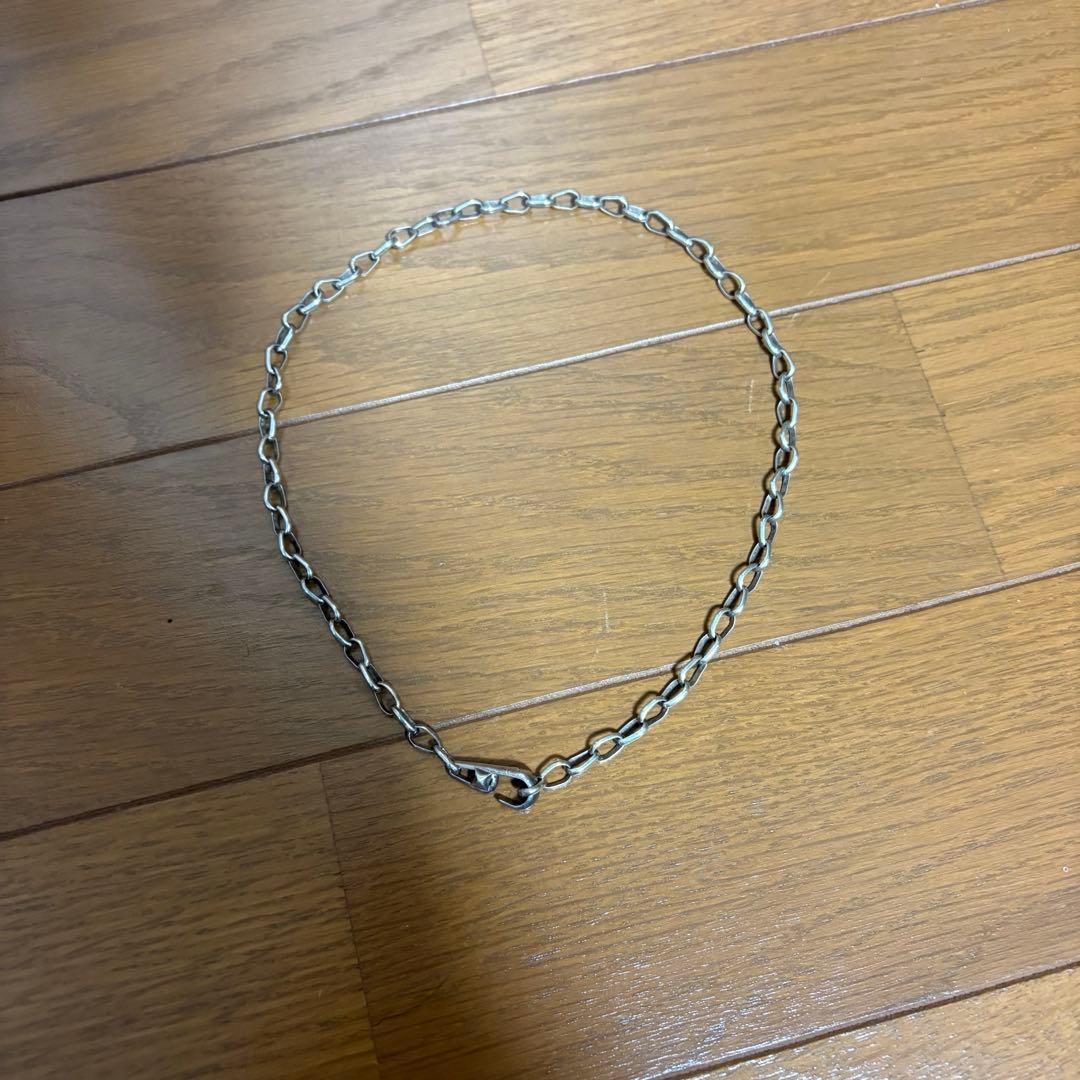 a*a様 タカヒロミヤシタザソロイスト　スタッズチェーンネックレス　シルバー92