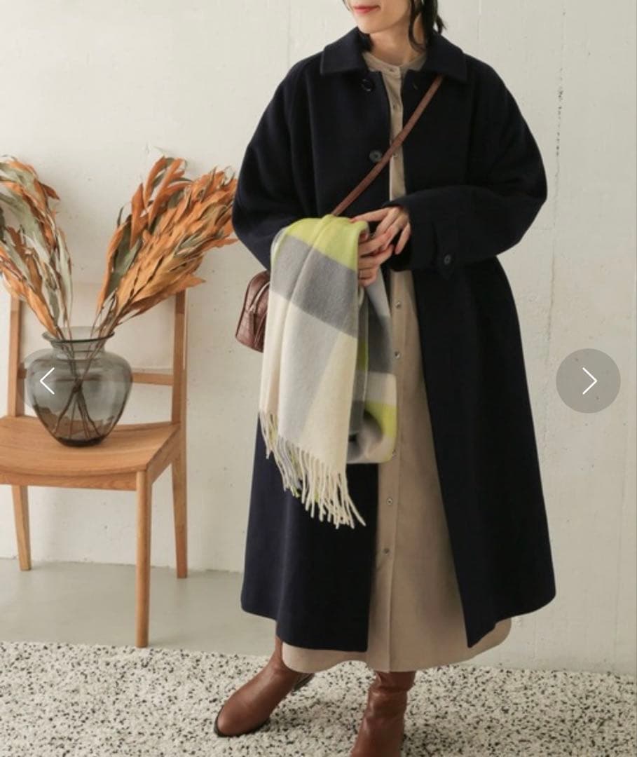 【美品】アーバンリサーチ　ネイビー　ロングコート