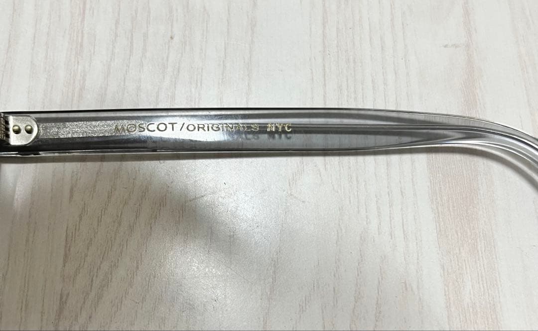 MOSCOT ORIGINALS クリアサングラス