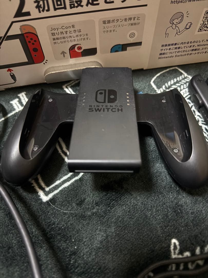 【最終値下げ】【ジャンク品】箱付きNintendo Switch 赤/青 本体