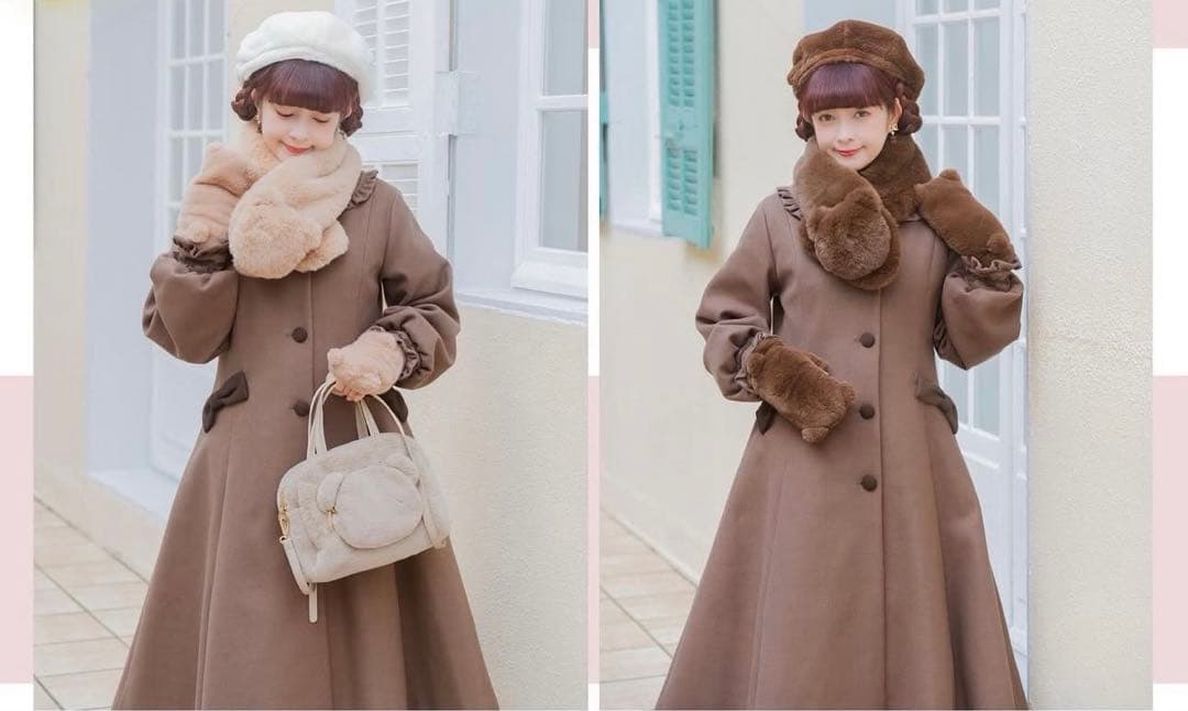 青木美沙子　しまむら　ロングコート　　大きいサイズ　しまみさ