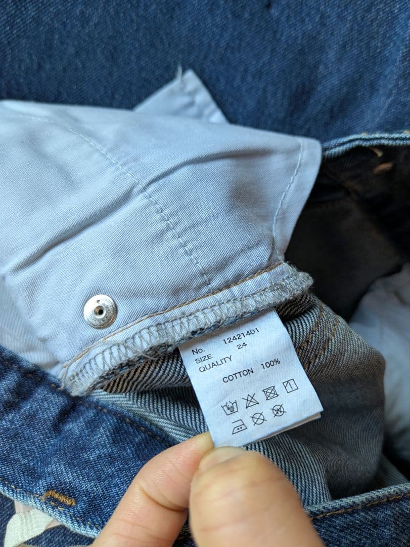 未使用品todayful Cary's Denim ブルー24 即納